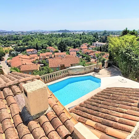 3 Bedrooms Near Cannes - Pool & Jacuzzi - Sea View וילה