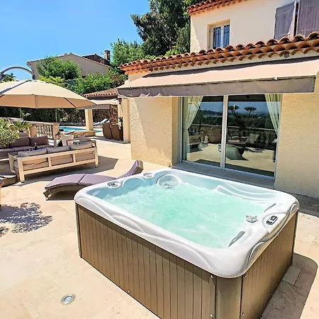 3 Bedrooms Near Cannes - Pool & Jacuzzi - Sea View וילה