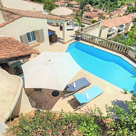 3 Bedrooms Near Cannes - Pool & Jacuzzi - Sea View 别墅 *
