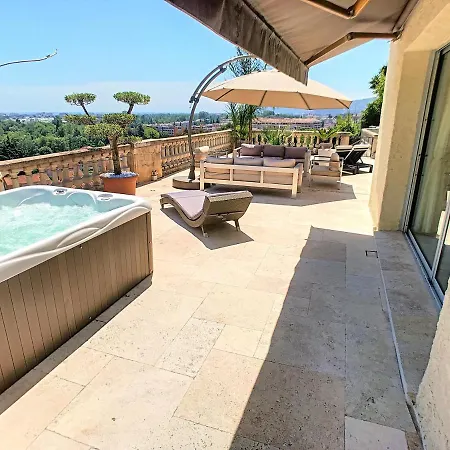 3 Bedrooms Near Cannes - Pool & Jacuzzi - Sea View *