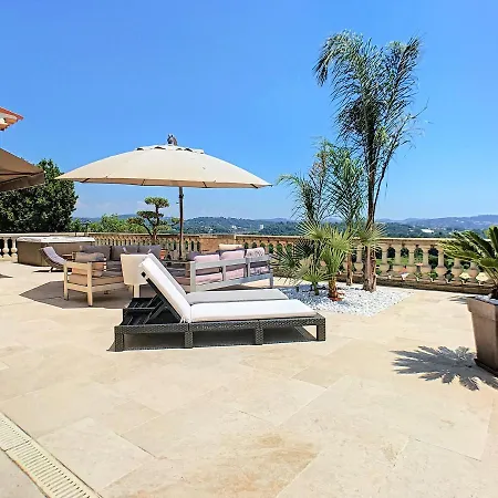 Villa 3 Bedrooms Near Cannes - Pool & Jacuzzi - Sea View